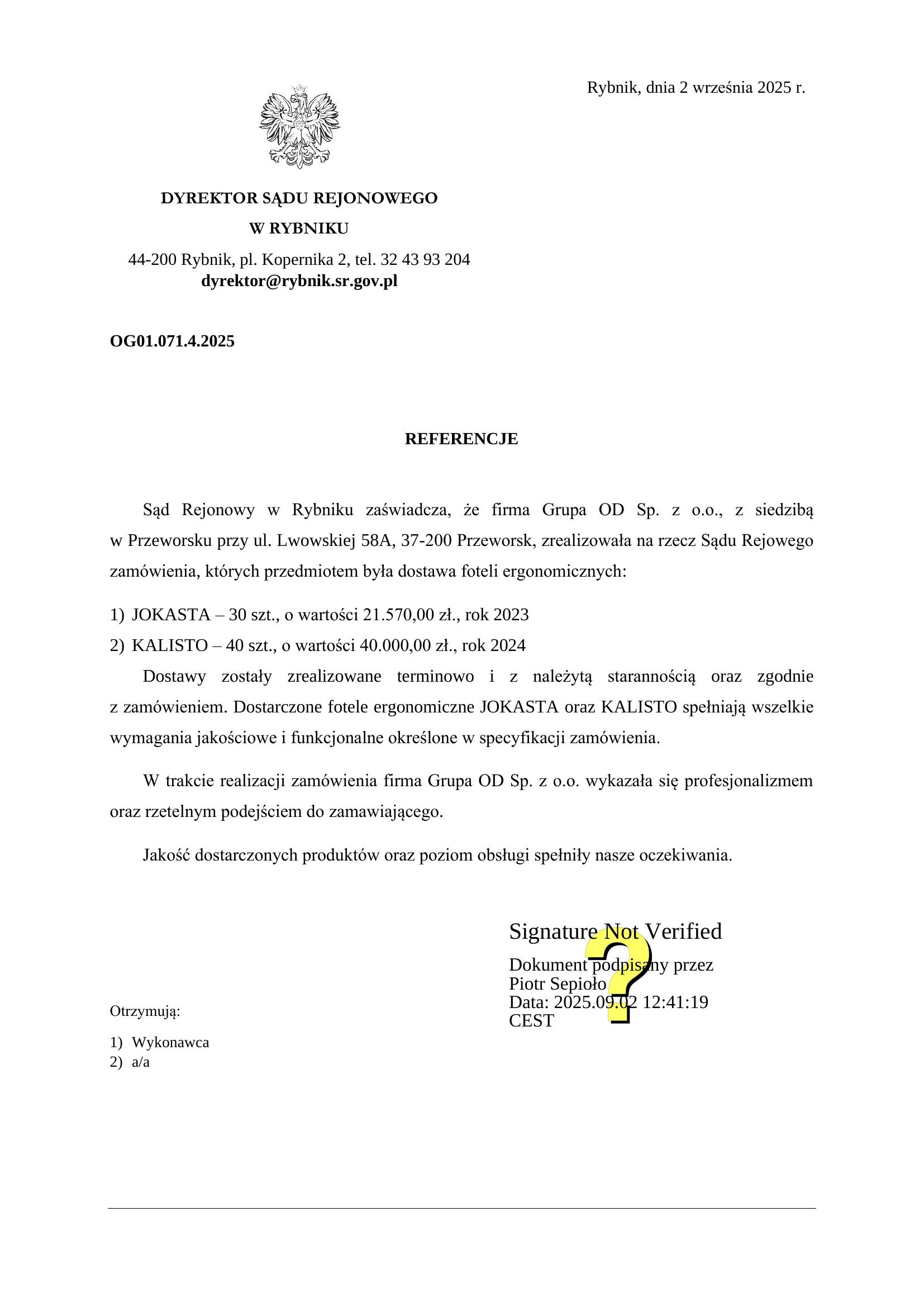 Sąd Rejonowy w Rybniku