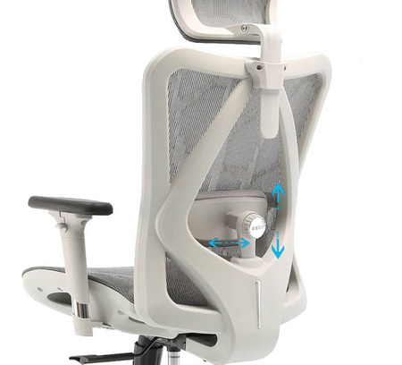 Fotel ergonomiczny ANGEL biurowy obrotowy kalistO szary