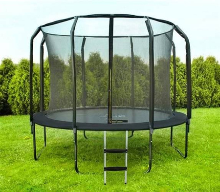 Trampolina Ogrodowa Model Exclusive 435cm/14FT Dla Dzieci Z Wzmacnianą Siatką
