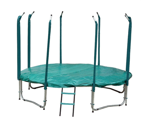 Trampolina Ogrodowa Z Wewnętrzną Siatką Jumpi Maxy Comfort 312cm/10FT Zielona