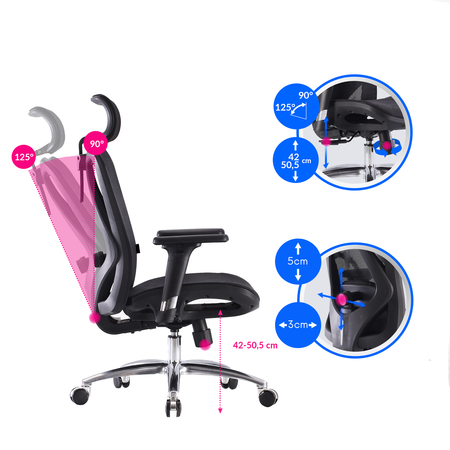 Fotel ergonomiczny ANGEL biurowy obrotowy kalistO