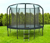 Trampolina Ogrodowa Model Exclusive 374cm/12FT Dla Dzieci Z Wzmacnianą Siatką
