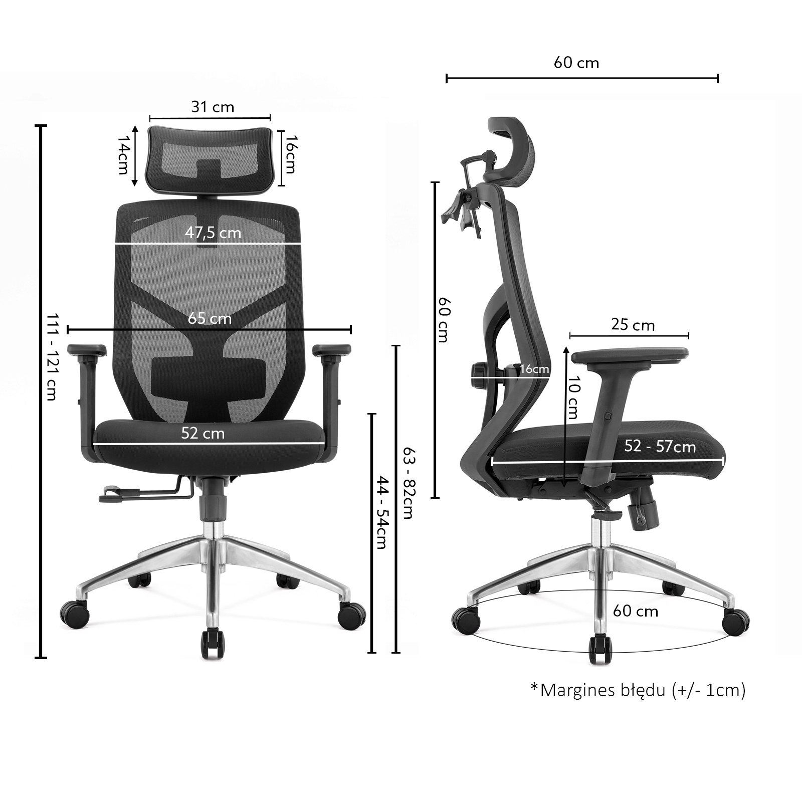 ANGEL Rosa - specyfikacja techniczna