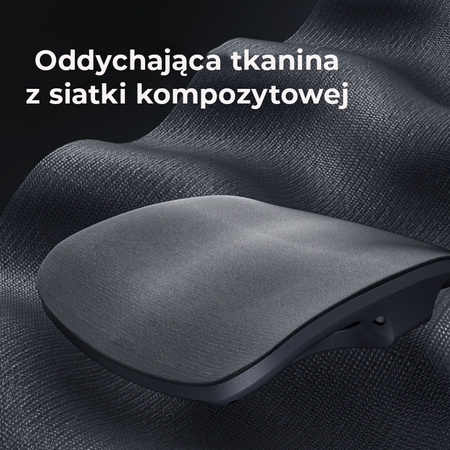 Fotel ergonomiczny gamingowy Angel Furia Grey
