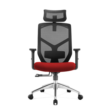 Fotel biurowy ergonomiczny Rosa czerwony ANGEL