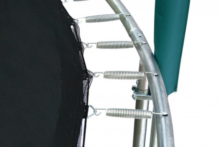 Trampolina Ogrodowa Z Wewnętrzną Siatką Jumpi Maxy Comfort 312cm/10FT Zielona