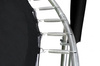 Trampolina Ogrodowa 244 cm / 8 FT Maxy Comfort Czarna Z Wewnętrzną Siatką