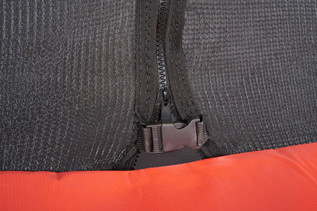 Trampolina Ogrodowa Jumpi 435cm/14FT Maxy Comfort Plus Czarna Z Wewnętrzną Siatką