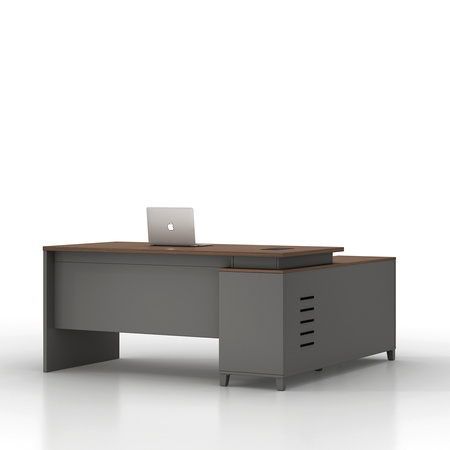 Biurko narożne Angel Loft Work Dark 160 cm