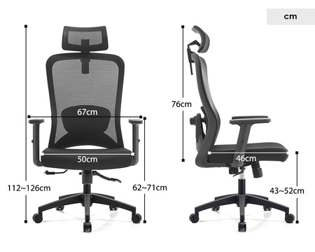 Fotel biurowy ergonomiczny ANGEL grOm